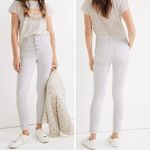 Madewell NEW 10" High-Rise Skinny Crop‎ Jeans in Pure Whit, 24 Photo 1
