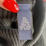 Gap Vtg XL Ribbed Turtleneck Sweater Y2K Black Long Sleeve Pullover Women's Photo 7