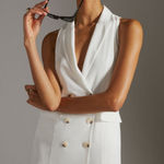 Anthropologie  Maeve Sleeveless Mini Blazer Dress Photo 0