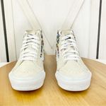 Vans ‎ Sk8 Hi Tapered Floral Sneakers White Suede Canvas Multi 3.5 Men 5 Women Photo 2