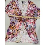MINKPINK  Dress Coverup Tunic Womens XS Floral Lightweight Resort Beach Travel Photo 3