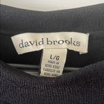 David Brooks Elegant Black Long Sleeve Tee Size L Photo 1