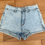 PacSun Bullhead High Rise Light Blue Hot Shorts Size 1 White Photo 0