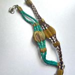 Purple and blue glass woven bracelets set Multiple Photo 7