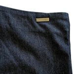 Barbara Bui Initials Flare Leg Split Hem Dark Jeans Y2K Denim Pants Photo 4