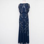 Adrianna Papell Beaded Flutter Sleeve Gown Photo 7