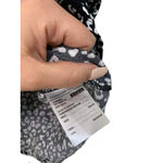 Elodie  Black White Cheetah‎ Blouse Size XS NEW Photo 2