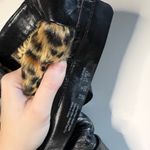 Naturalizer  Bridgette Leather Snakeskin Embossed Faux Fur Lined Moto Boot Photo 12