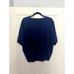 DKNY NWT Women's Navy Blue Short Sleeve Dolman Sweater Shirt Size Small New Photo 7