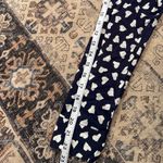 Anthropologie  11.1 Tyhlo Navy Heart Print Button Down Shirt Dress Tunic M Photo 3