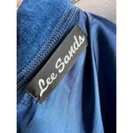 sweater coat fuzzy beaded sequin flower angora blue Size XL Photo 9