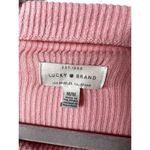 Lucky Brand  pink rib knit‎ top women’s medium Photo 4