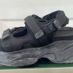 ZARA Black Platform Sandals Sz 39 - US 8.5 Photo 0