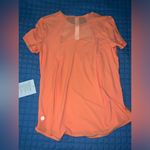 Lululemon NWT  Sculpt Short Sleeve Orange size 2 Photo 3