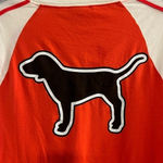 PINK - Victoria's Secret Victoria's Secret PINK Women's Small Red Long Sleeve Raglan T-Shirt Photo 6