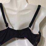 Illusion Padded Underwire Black Bra Size 36DD Photo 3