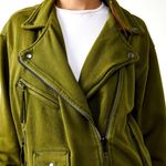 Free People Rebel Knit Oversized Moto Jacket - Green - size XL Photo 2