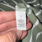 Aerie  Olive Cropped Striped Long Sleeve Tee Photo 10