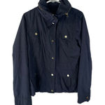 ZARA  Women's Size XL Navy Blue Lightweight Parka Coat Jacket Photo 0