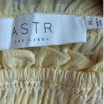 ASTR The Label January Flutter Sleeve Top Pastel Yellow Size XL Photo 7