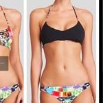 Mara Hoffman REVERSIBLE BASKET WEAVE BIKINI SET JAGUAR PRINT Photo 3
