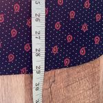 Levi Strauss & Co Women's Paisley Print Collared Shirt Blouse Navy Blue Size 1X Photo 8