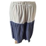 Vintage size 8P double breasted Ms. Dorby pinstripe top and skirt . Blue Photo 4