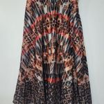 Anthropologie Bhanuni By JyotiMulti Color Poly Taffeta Printed Maxi Skirt Photo 4
