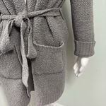 SKIMS  Cozy Boucle Knitted Robe Gray S/M Photo 3