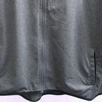 PINK Victoria's Secret ultimate full zip sweater love pink in circle left chest with pockets thumb stripes on sleeves in gray Photo 8