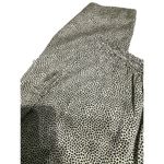 Leopard Print Pants S Elastic Waist Relaxed Fit Lightweight Silk Black Photo 2