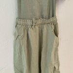 Tractr Green Ribbed Tank Pullover Cargo Midi Dress Small NWT Photo 3