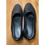 Worthington Woven Leather Loafers Shoes Womens 8.5 Black Slip On Square Toe Photo 8