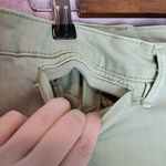 OAT NEW YORK SUNWASHED GREEN WIDE LEG CROPPED JEANS 12/31 Photo 3