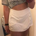 Athleta white ruffled tennis skirt Photo 0