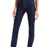 Current/Elliott Current Elliott Jeans The Stovepipe High Waist Jean Size 26 Dark Wash NWT Photo 0