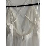 Maniju  White Tulle Maxi Bridal Style Dress Photo 2