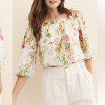 ASTR DANYA OFF THE SHOULDER TOP EYELET TIE BACK OPEN CRISS CROSS BACK FEMININE Photo 7