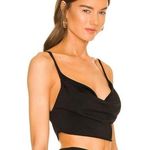 Michael Costello x revolve Alessa Top in Black Metallic Photo 0