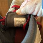 Converse EUC All Star Leather High-Top Sneakers - Beige with Red Laces Size 5 Photo 6