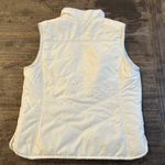 Nike ACG White Vest sz M Women's Quilted Puffer Vest Fur trim Photo 2