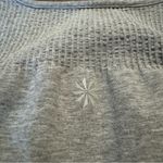 Athleta  Light Grey Ruched Tank Top Photo 4