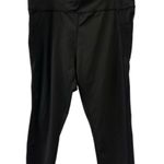 Rag Black Leggings 3 Quarter Length Mesh Sides and Pockets Plus Size Womens 2X Photo 0