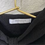 Peppermayo  Black Cutout Front Open Back Midi Dress Womens Size 2 Photo 7