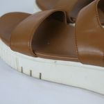 Arizona Jean Company Arizona Jean Co. Brown & White Platform Sandals Womens Size 9 Photo 5