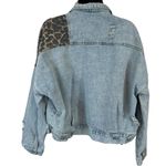POL Off Duty Leopard Denim Jacket Photo 10