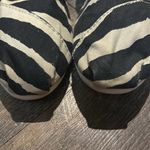 TOMS Women Black & Tan Zebra Print LightWeight Flat Slip On Shoes Size‎ 9 W Photo 6