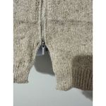 FABIANA FILIPPI Knitted Vest With Drawstring Hood Cashmere EUC Size M Tan Size M Photo 8