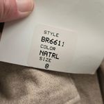 Ashworth Vintage Deadstock 80s Natural Pleated Linen Blend Bermuda Shorts Size 8 Photo 5