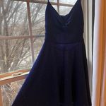 Windsor Sparkly Navy Homecoming Dress Photo 1